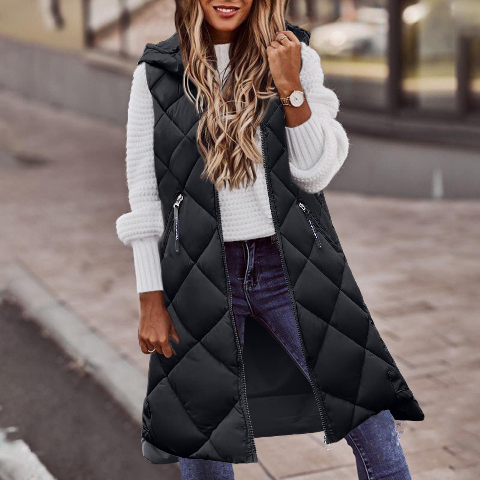 Gilet Sans Manches Femme Lite Mid Jacket - Doudoune Legère Chic Pour Hiver