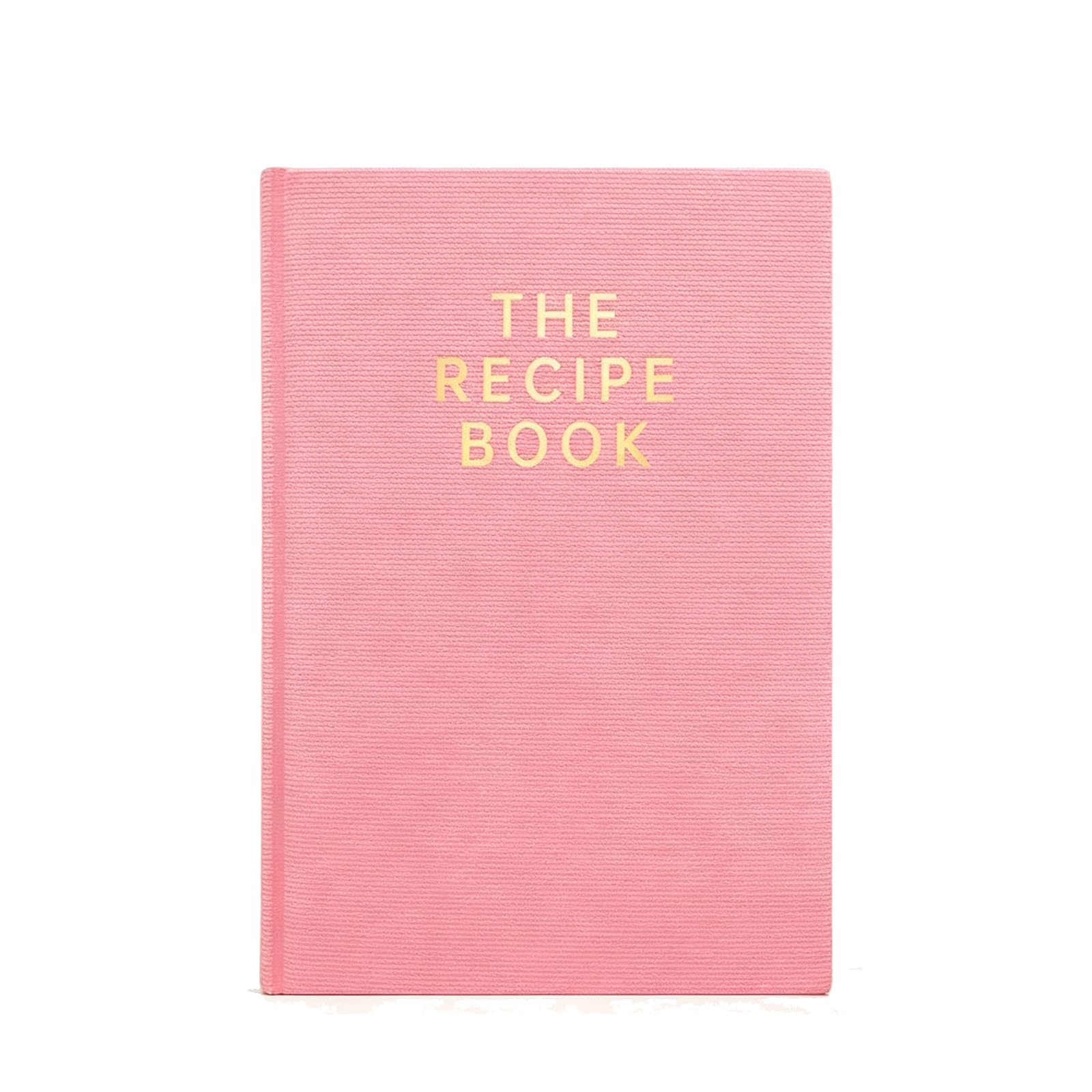 SINJAETRQ Blank Recipe Book for Own Recipes – Hardcover Family Cookbook Journal, A5 Size (5.7" × 8.3"), Thick 100gsm Paper, DIY Recipe Organizer & Cooking Gift (Pink)