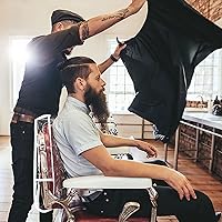 Vista 6 de 5 piezas de cubierta trasera para silla de salón, cubierta de plástico transparente para silla redonda, evita daños a la silla de spa/salón, fundas