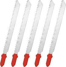 Tunejoy Jigsaw Blades T127D T-Shank Jigsaw Blade HSS for Straight Cutting of Aluminium and Non-Ferrous Metals 8TPI 100 x 8 x 1 mm Pack of 5