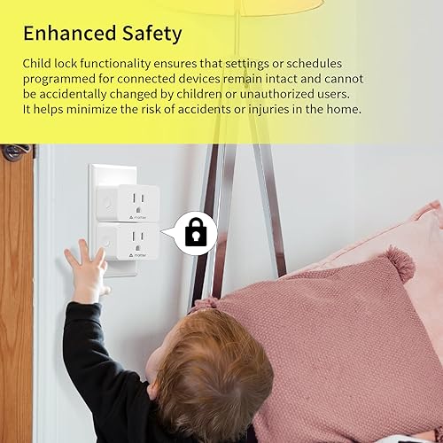 Miniatura 7 de Minoston Matter - Enchufe inteligente, salida inteligente compatible con Alexa, Apple Home, Google Home, SmartThings, aplicación y control de voz,
