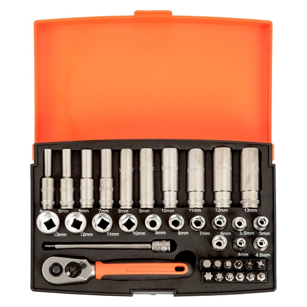 BAHCO ディープソケット レンチセット 37ピース SL25L 8692 Amazon.co.jp: BAHCO ディープソケット レンチセット 37ピース