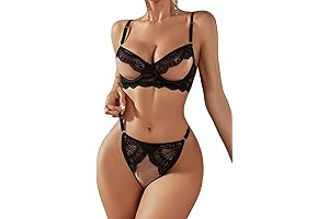 Exotic Open Bra Lingerie Set - Captivating Your Senses