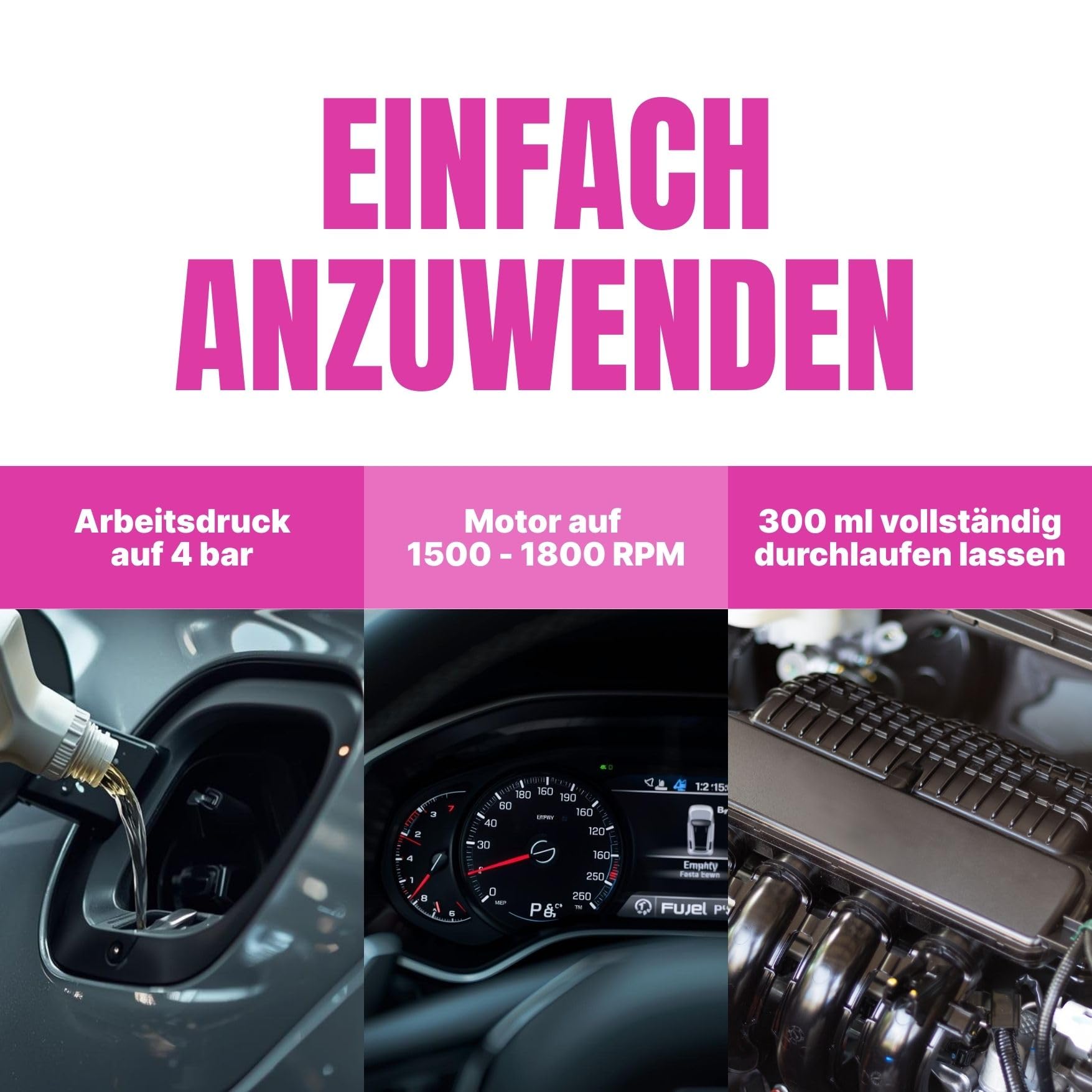 OWS 369 Diesel Karbon- & Düsen-System-Reiniger 3x300ml – Tiefenreiniger für Diesel-Einspritzsystem, Ansaug & Brennraum – Entfernt Ablagerungen & Verharzungen - 3
