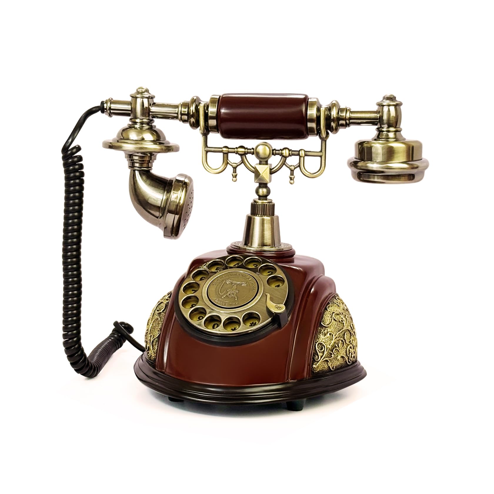 TelPal Classic Vintage Antique Old Fashion Telephone Set for Home & Office Decor Gift