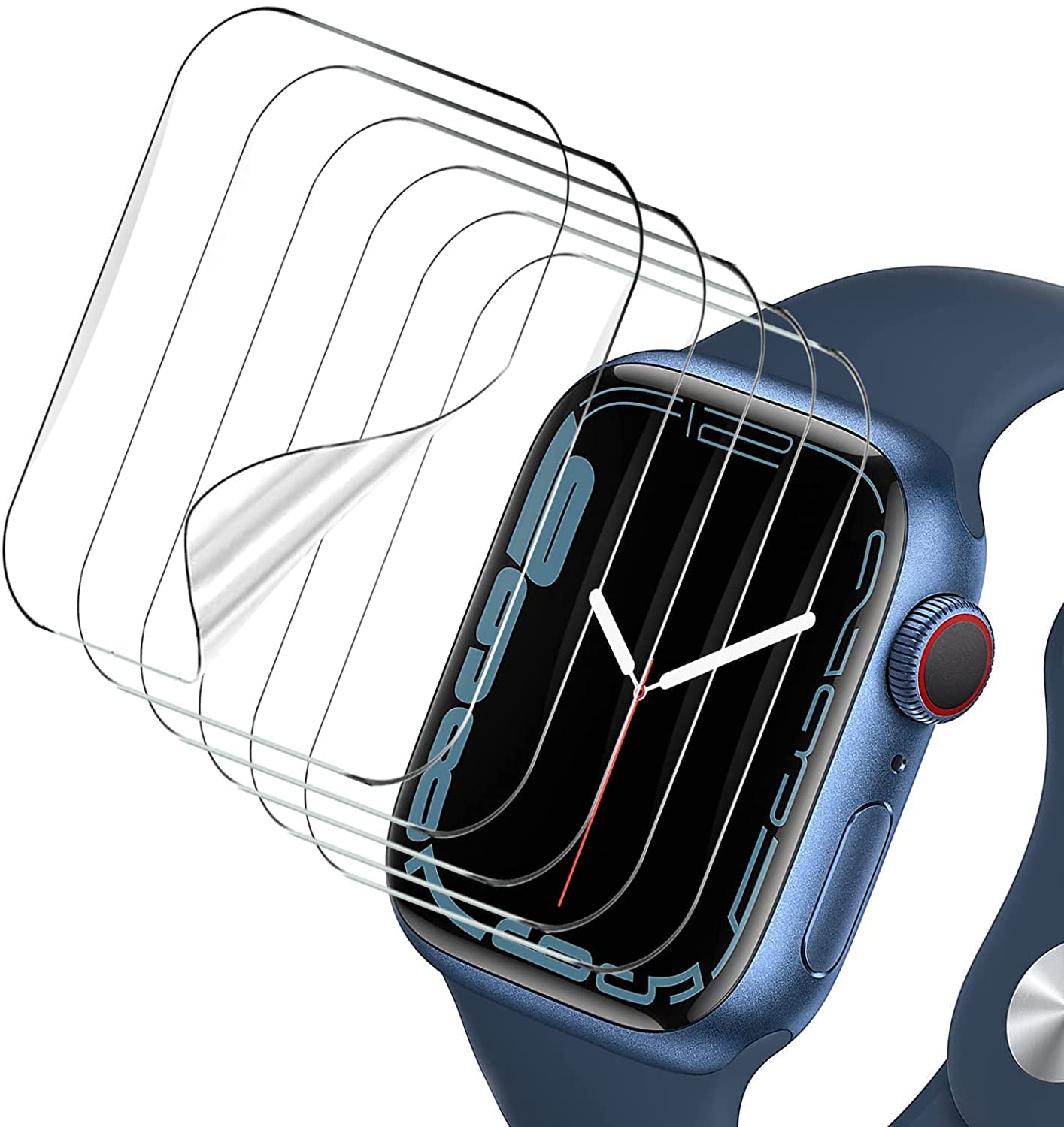 THE PRITO 44mm 6pcs. Compatible for Apple Watch 5D Unbreakable TPU Film Screen Protector Series 6/5/4/SE 44mm Watch (44mm 6pc) - Transparent (B09K5HXWKS) Amazon Price History, Amazon Price Tracker