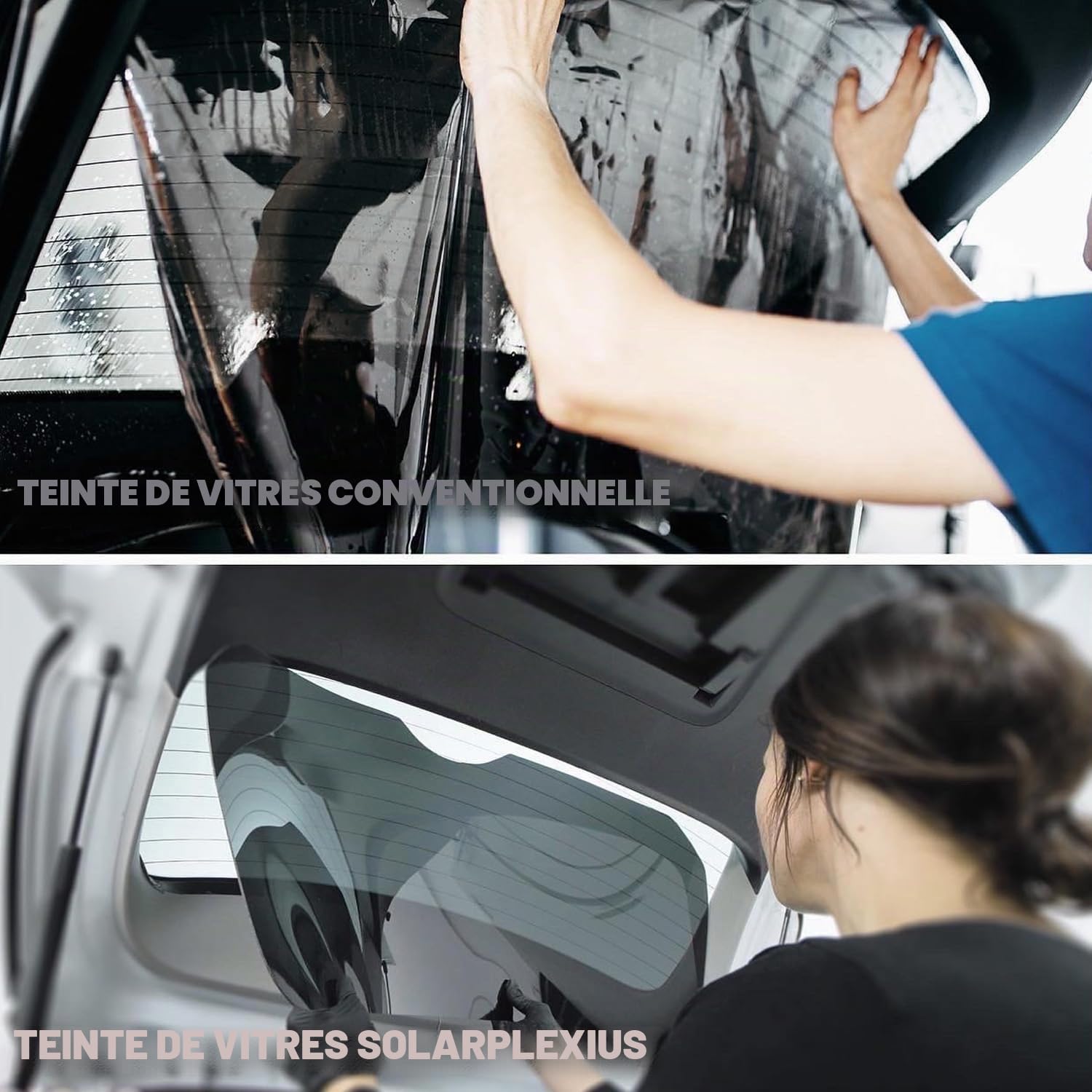 Solarplexius Vitres teintées Anti-UV pour Dacia Duster 2010-2018 Lunette AR Pare-Soleil Voiture sur-Mesure, Protection Contre la Chaleur et Les Regards