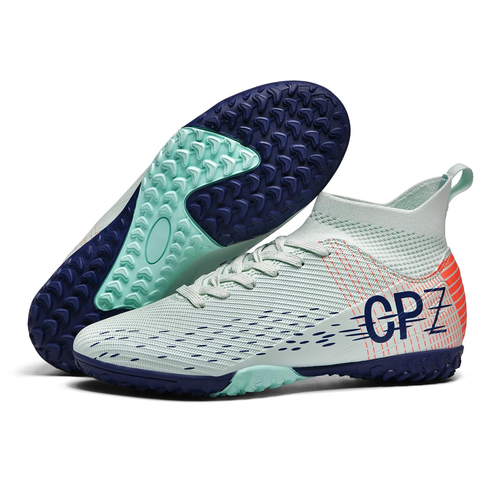 Soccer Cleats for Mens Womens Indoor Soccer Shoes Unisex Baseball Turf Shoes Youth Rugby Shoes Adult AG FG TF Football Boots Wide Training Sneaker