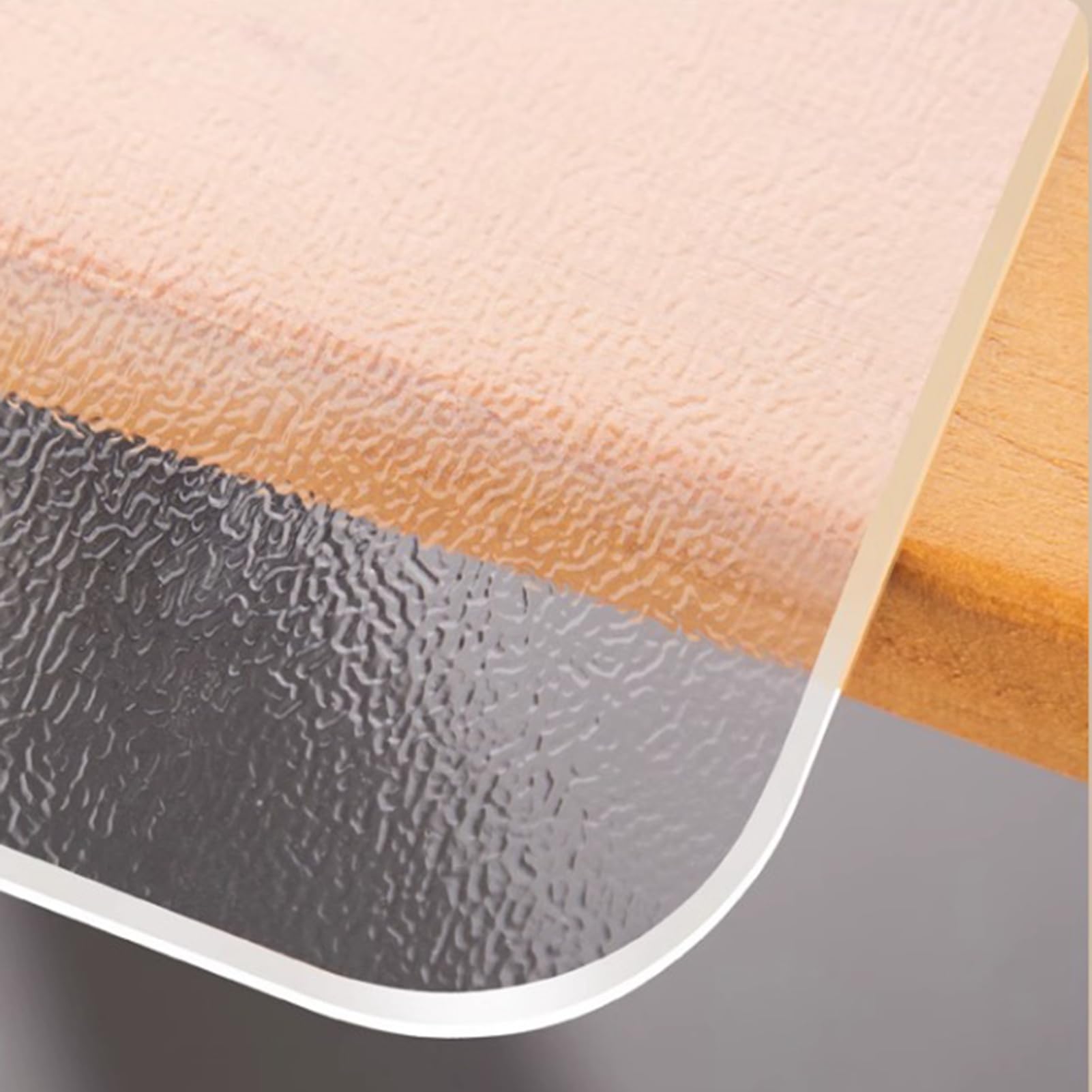 Protezione per Tavolo trasparente,Tovaglia Plastificata Rettangolare PVC Glassato,Copri Tavolo Impermeabile,Pellicola Antimacchia,protettiva Per Cucina,Copertura Scrivania (3mm,60x120cm)