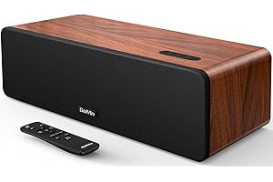 Sound Bars for TV, Robust 16.5' Wooden TV Speakers for Immersive Home Theater Experience