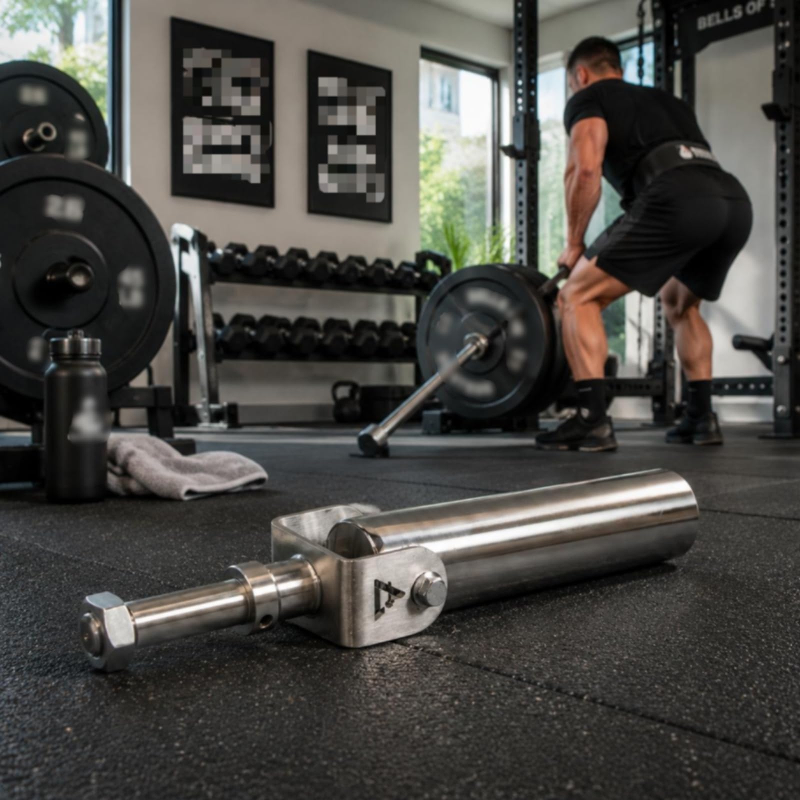 LOVIVER Fitnessgerätständer Gelenkhalter Edelstahl Drehbare Basis für Ganzkörpertraining Rückentraining Persönliche Trainingspläne Fitnesscenter
