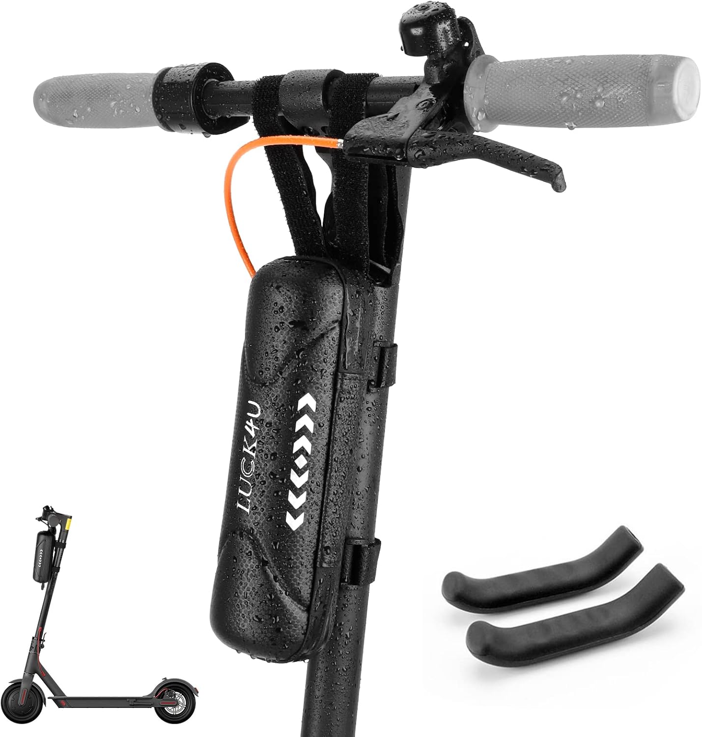 Scooter Bag Scooter Accessories for Carry Charger Repair Tools and Cycling Equipment Large Capacity Handlebar Bag Universal for Electric Scooter Bicycle Self Balancing Scooters