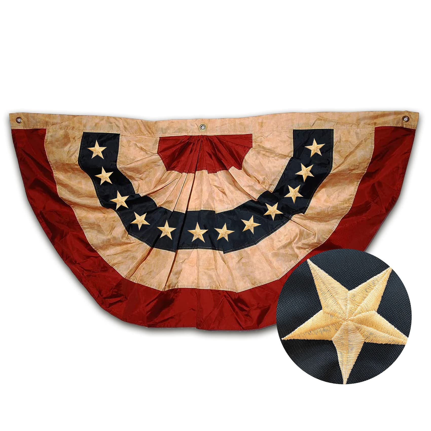 Amazon.com: Morigins 3x6 FT Tea Stained Antique US American Flag