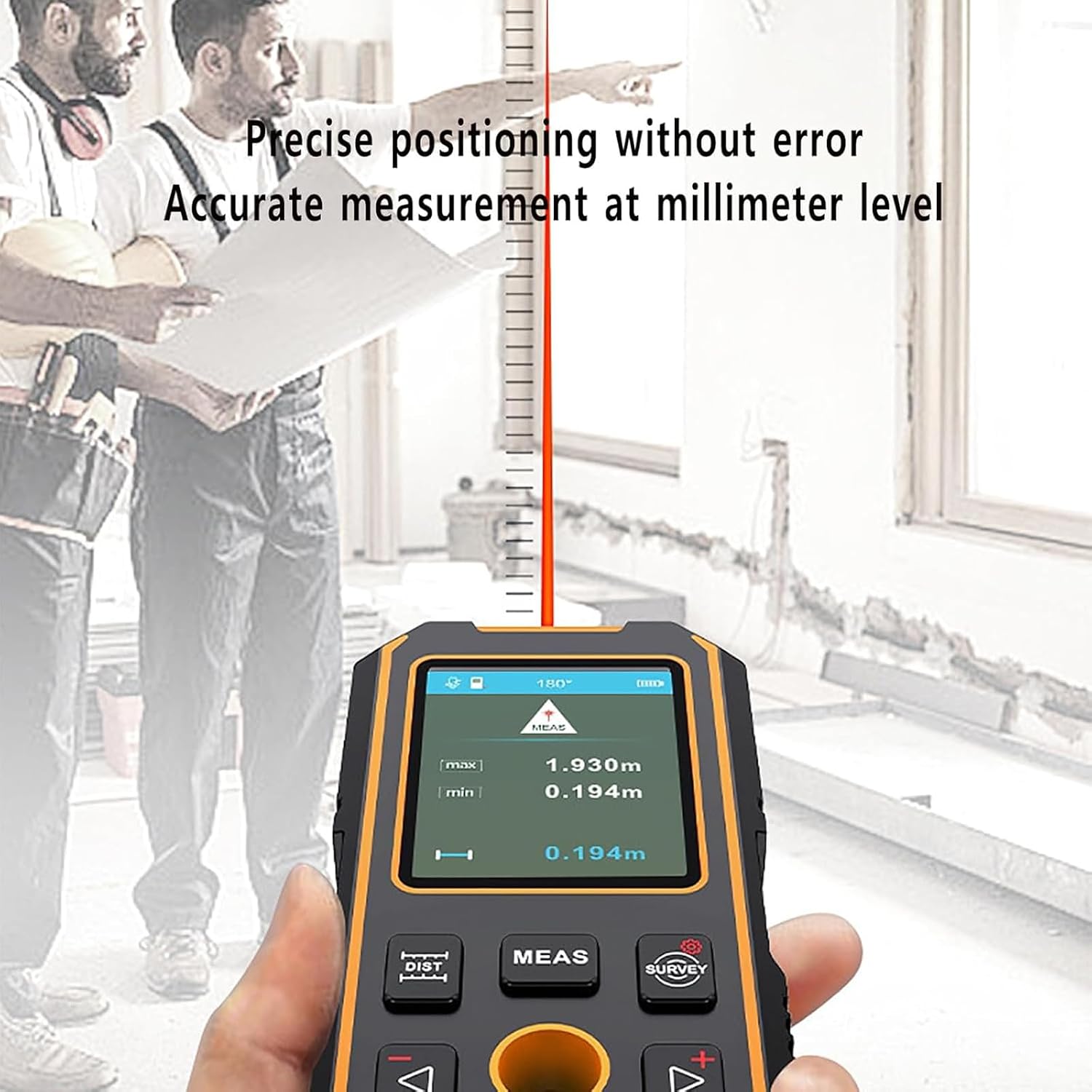 Wall Scanner Sensor, Stud Finder Wall Scanner Detector, 3 Detection Modes, LCD Displays, Accurate Positioning, for The Center Edge of Metal, Studs, AC Wire,Pipe
