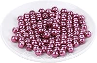 Vista 7 de Weebee 200 cuentas de perlas de vidrio de colores surtidos, espaciadores sueltos, redondas, checas, diminutas de satén, hechos a mano, surtidos