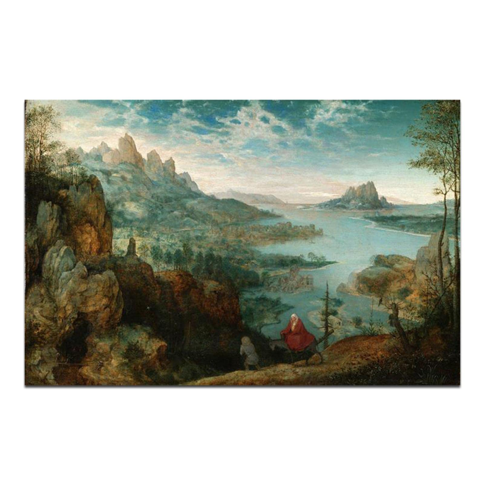 Amazon｜ピーテル・ブリューゲルの絵画-「エジプトへの逃避のある風景