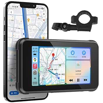 5インチ　スマートモニター　マルチディスプレイ Amazon.co.jp: Motocam バイク スマートモニター バイク ナビ 5