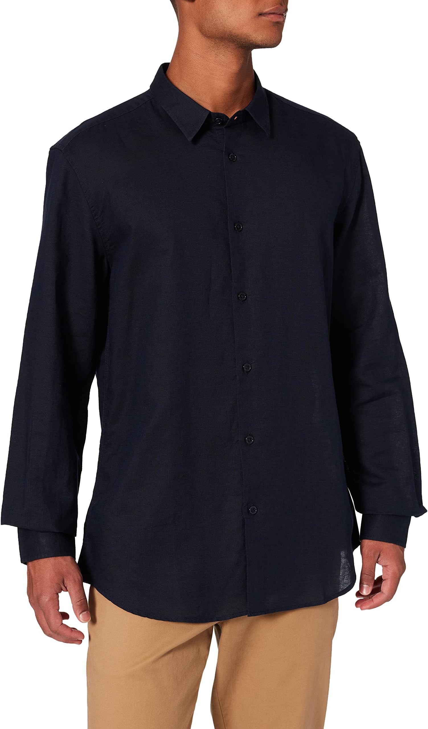 Antony MoratoMen's Camicia Napoli Soft Touch Cotton Linen Shirt