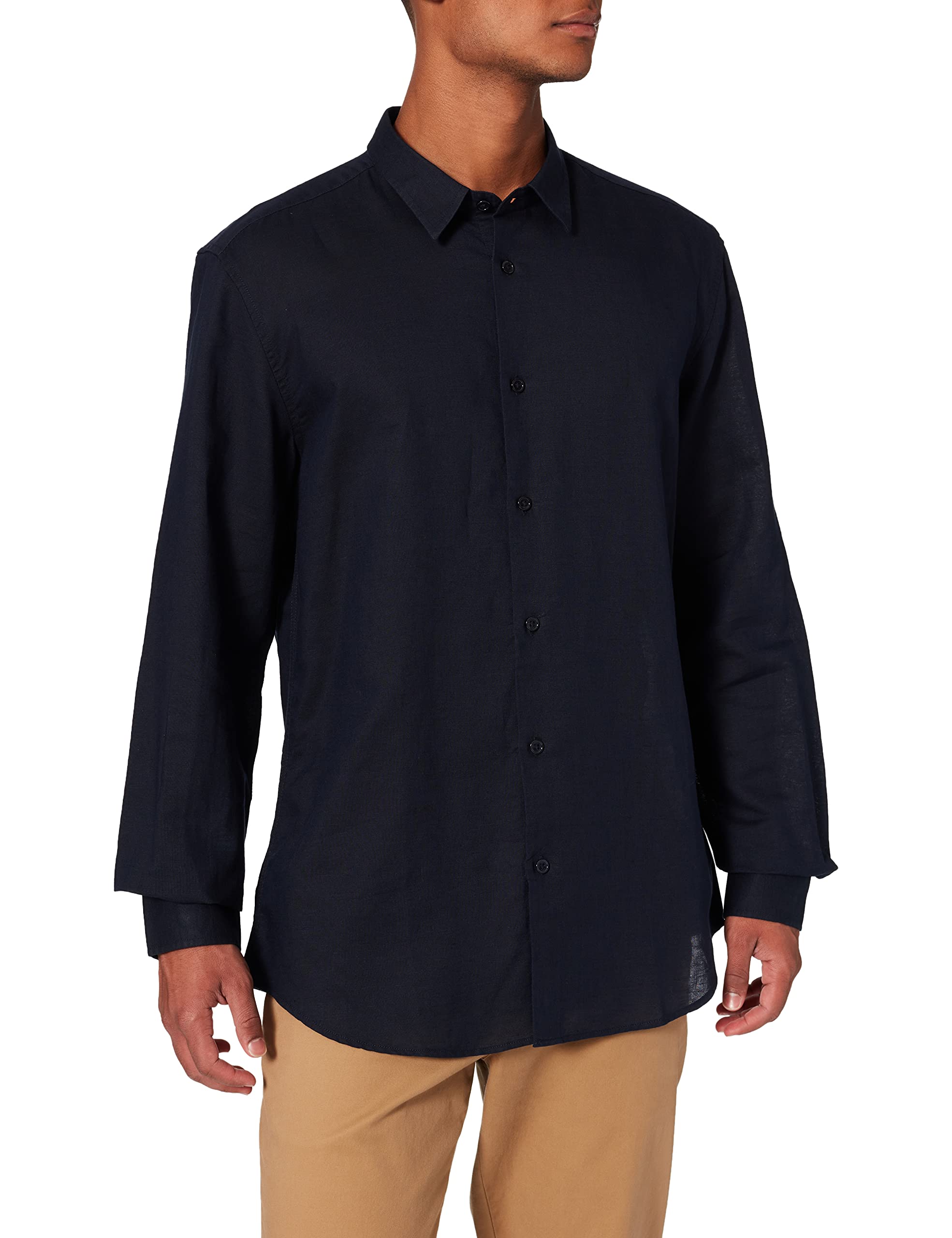 Antony MoratoMen's Camicia Napoli Soft Touch Cotton Linen Shirt