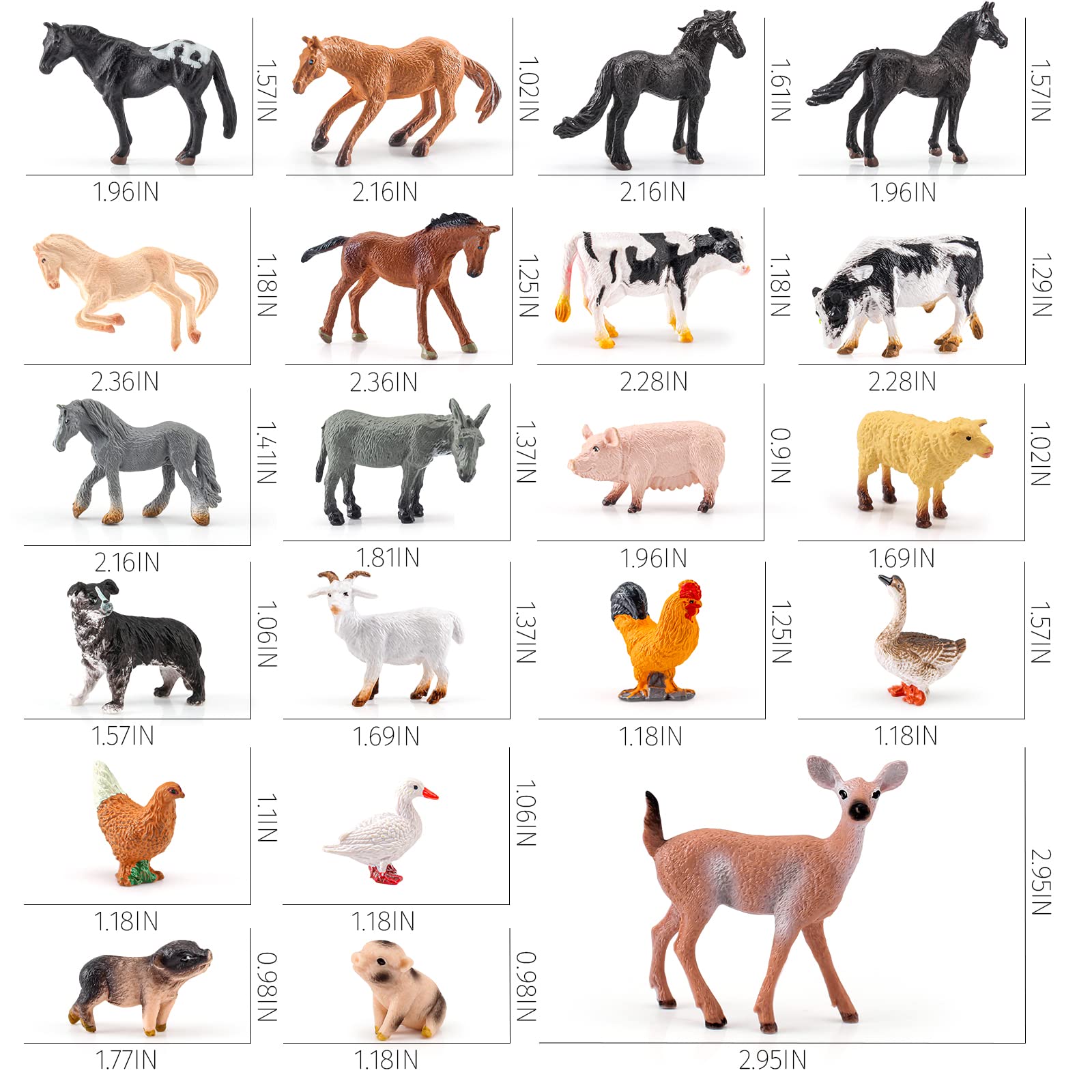 農場の動物の置物 Amazon.co.jp: LC JoyCre 農場の動物の置物 21個 小さなリアルな