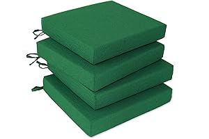 Outdoor Patio Chair Cushions in a Vibrant Frost Green