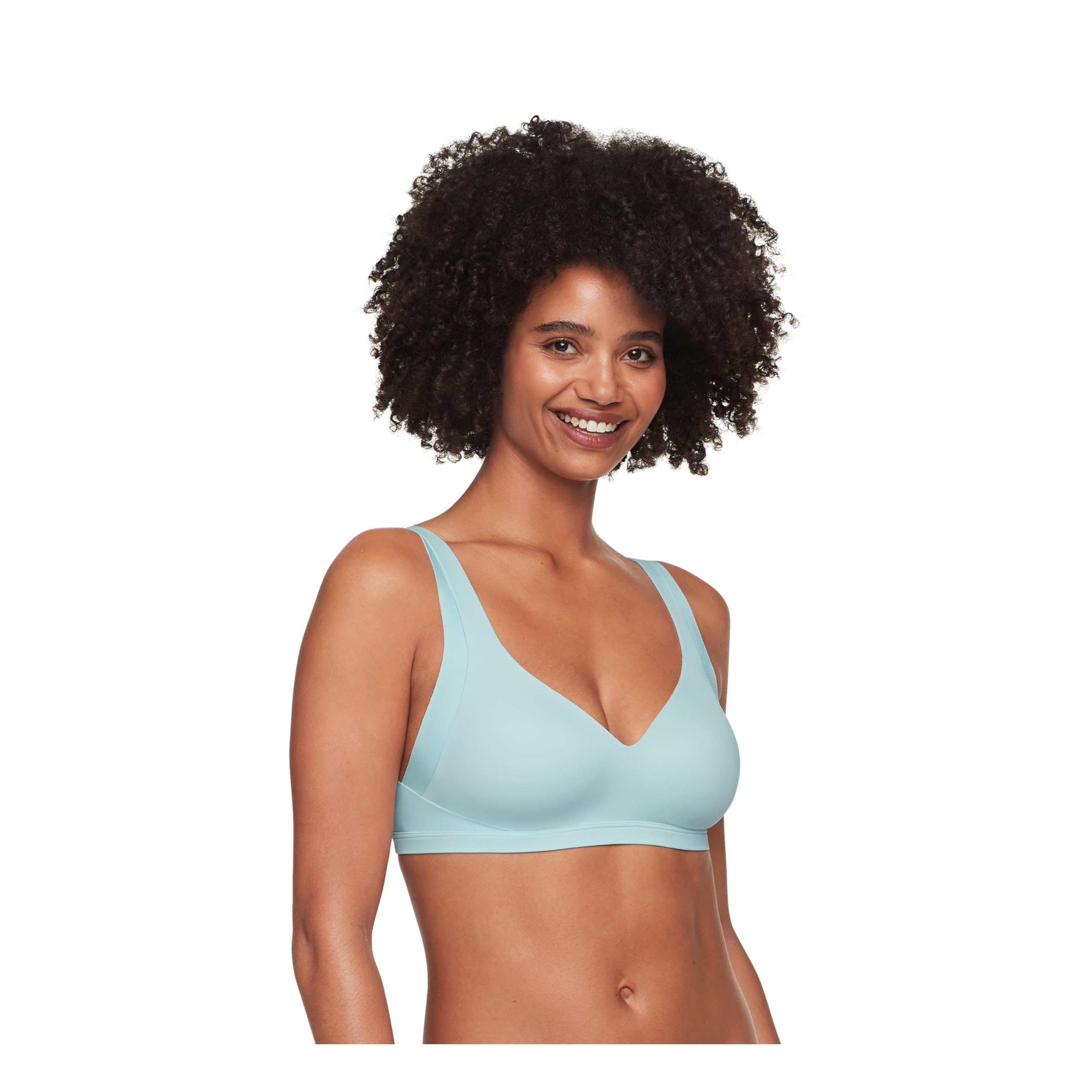 Warner's Womens No Side Effects Underarm and Back-Smoothing Comfort Wireless Lightly Lined T-Shirt Bra Ra2231a