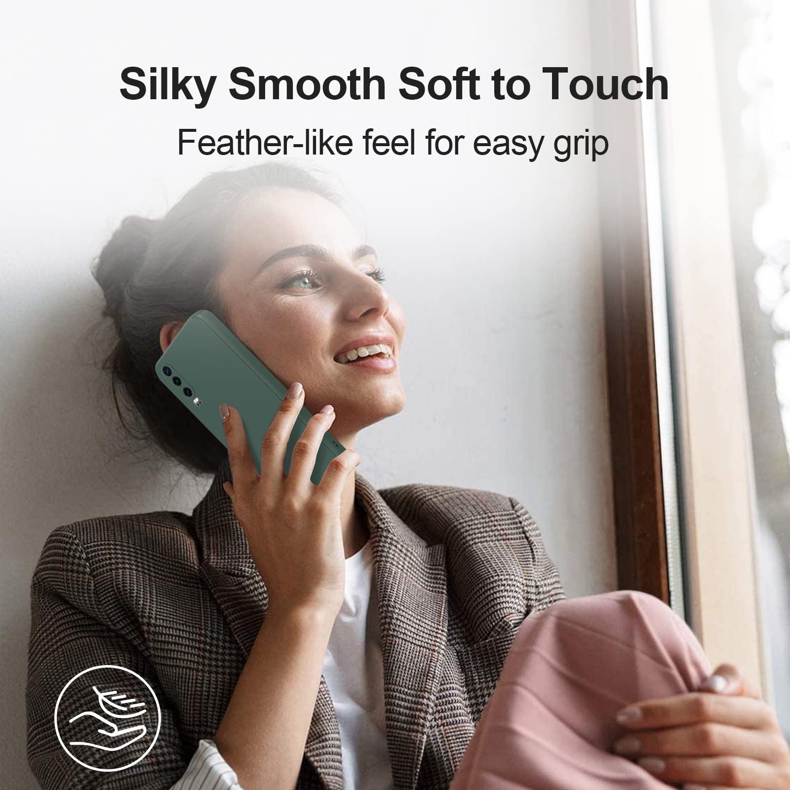 GiiYoon Funda para Huawei P30,Case de Silicona Suave de TPU Funda Protector de Goma Fexible Prueba Liviano y a Delgado de Golpes Antirrayas para Teléfono Huawei P30 — view 6