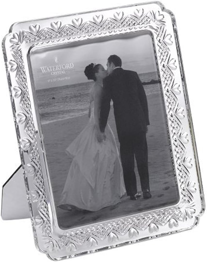 Waterford Wedding Heirloom 8 x 10 Frame Crystal Picture