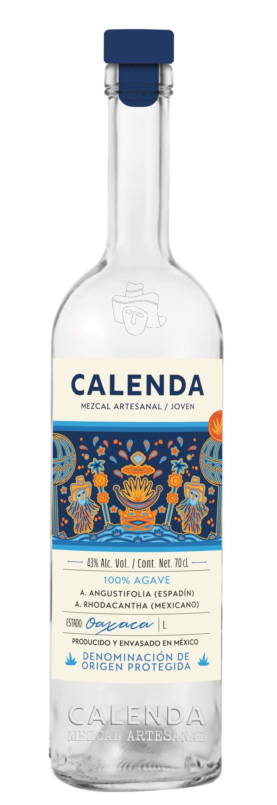 MEZCAL ARTESANAL CALENDA 0,7L