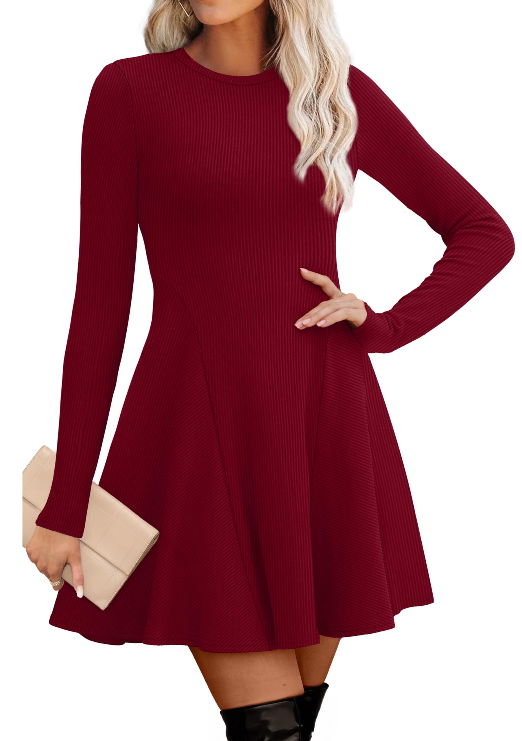OFEEFAN Sweater Dress