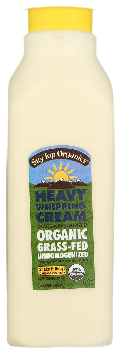 Sky Top Farm Organic Heavy Whipping Cream 16 Oz
