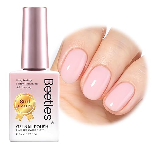 Miniatura 35 de Beetles Esmalte de uñas de gel ultravioleta semipermanente con brillantina holográfica y efecto magnético de ojo de gato, para otoño, arte de uñas y