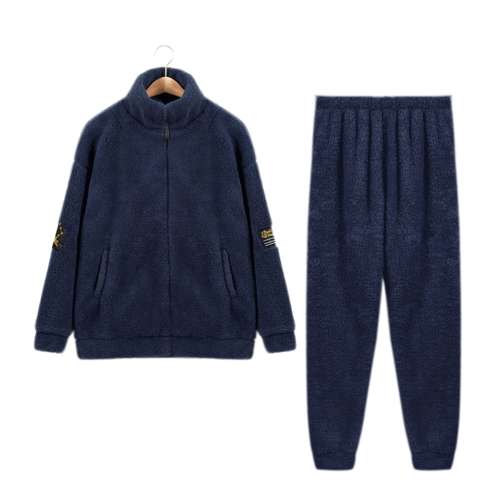 Amazon.co.jp: 冬 メンズ ルームウェア パジャマ 上下セット 