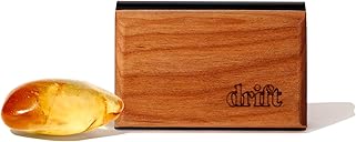 Drift Car Air Freshener - The Original Wood Air Freshener - Car Odor Eliminator - Long Lasting Scent - Auto Accessories - Metal Clip - Essential Oils - Clean Ingredients - Amber Scent Starter Kit