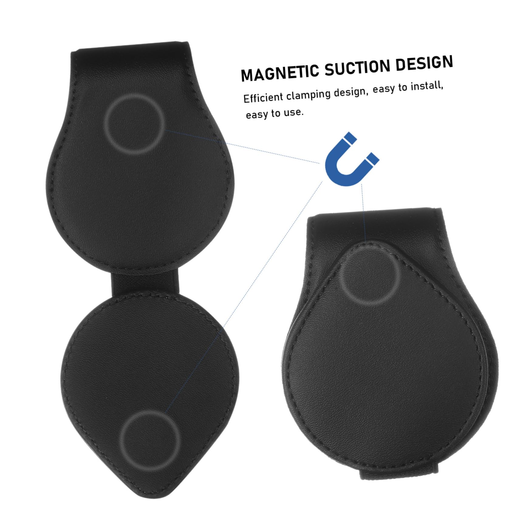 ULTECHNOVO 6 Stück Auto Visier Zubehör Visier Zubehör Auto Visier Sonnenbrillen Clip Auto Brille Ruhm