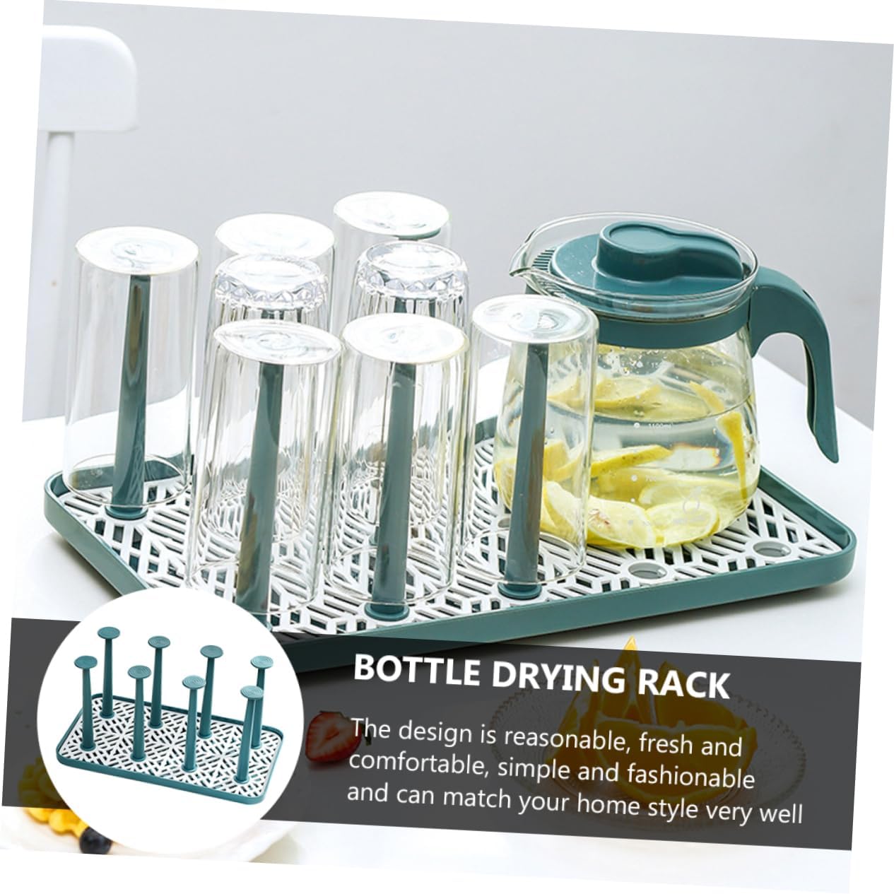 1pc Creative Glass Cup Drying Rack Practical Tea Mug Organizer for Efficient Storage and Drainage for Small Spaces and Home Use