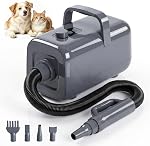 NEWBULIG 5-in-1 Pet Grooming Vacuum Kit, 2.5L Dust Cup, 3 Suction Modes and 5 Groomer Tools, Dog Clippers with Cordless Low Noise for Cats, Dogs Other Animals Hair Trimmer