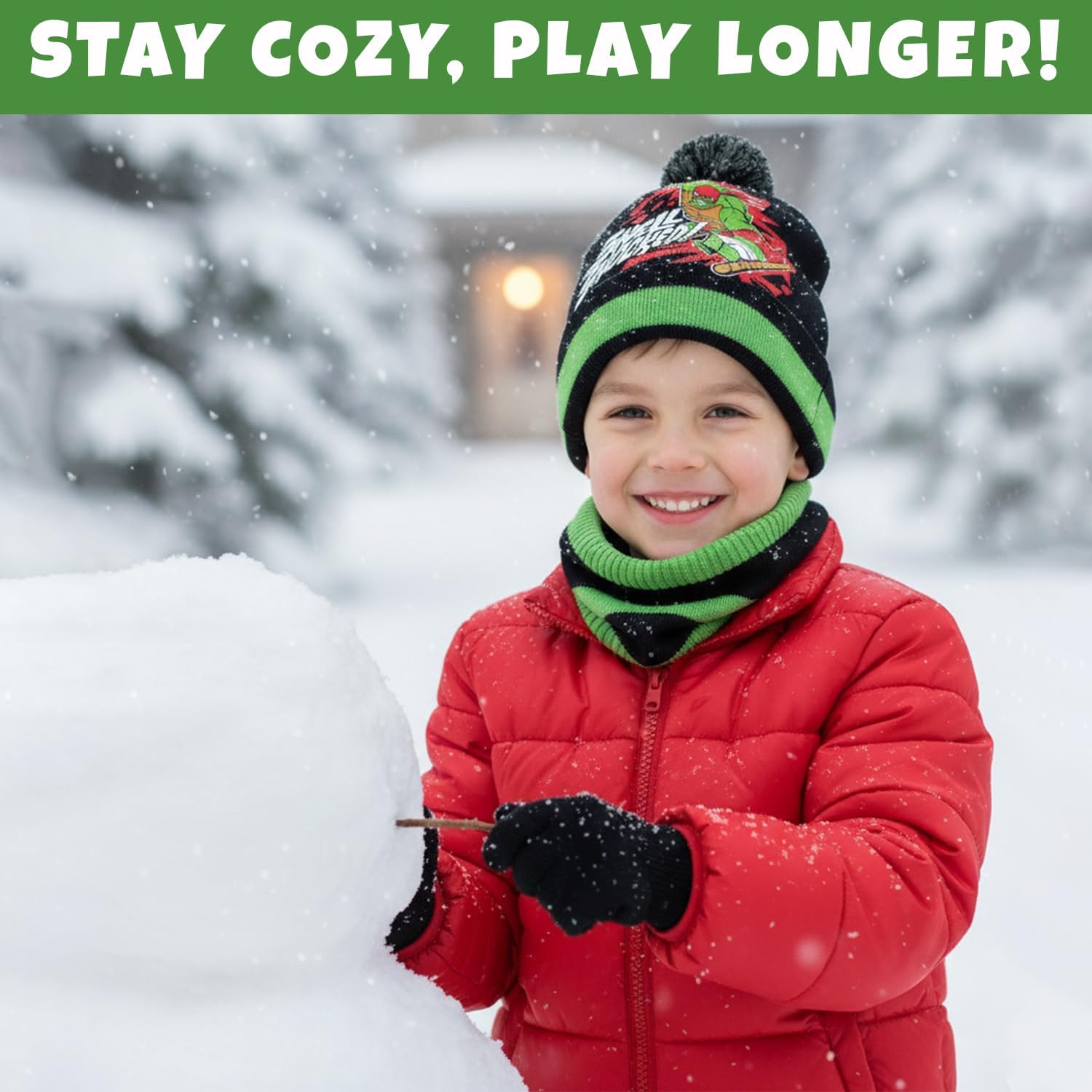 Nickelodeon Boys' Paw Patrol or Teenage Mutant Ninja Turtles Cold Weather Set (2T-7) - Image 7