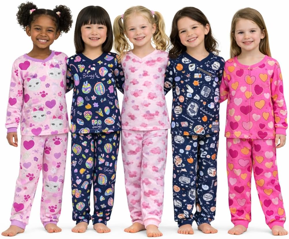 Pijama Malha Flanelada Moletinho 100% Algodão Menina