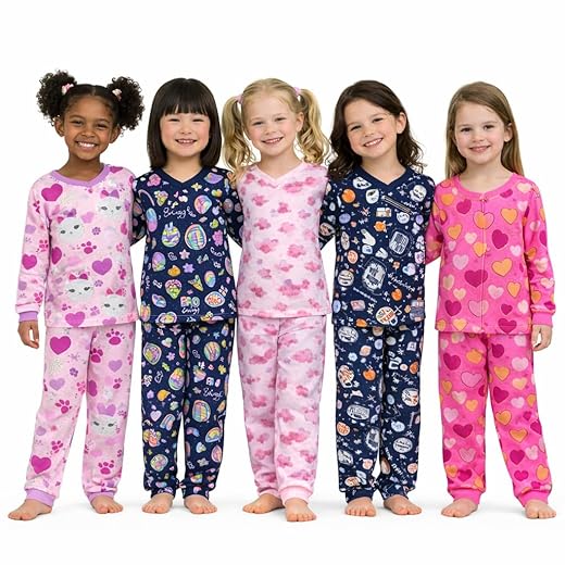 Pijama Malha Flanelada Moletinho 100% Algodão Menina