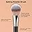TEOYALL Setting Powder Brush, Ultra Plush Fluffy Synthetic Bristles Makeup Buffing Brush for All-Over Powder Application with Powder Bronzer Foundation