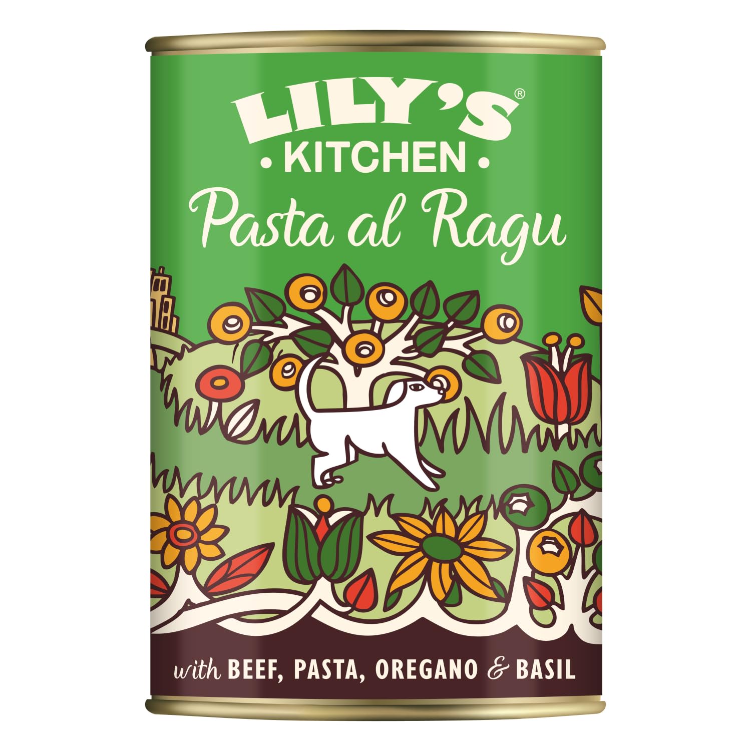 Lily’s Kitchen Fabriqué à partir d’ingrédients naturels Boîte d’Aliments humides pour Chiens Adulte avec du Bœuf et des Pâtes 6 x 400g