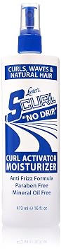 Lusters S Curl No Drip, Curl Activator Moisturizer, 16 Fl Oz