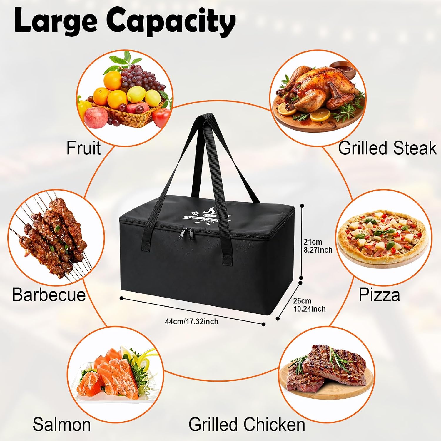 BBQ Blanket for Resting Meat, Reusable Insulated Meat Resting Bag, Large Capacity for Brisket, Pork Shoulder, Turkey and Steak, Moisture Retention, Waterproof Smoker Accessory, BBQ Gift for Men image 4