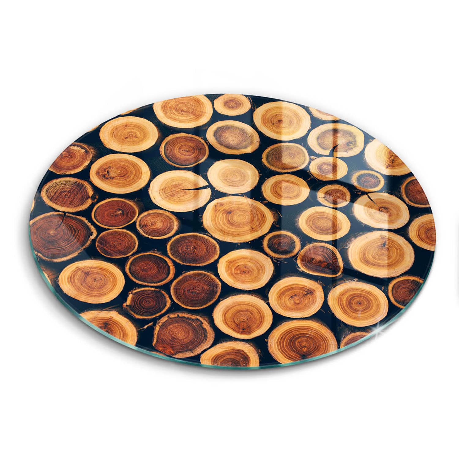 Planche à découper multifonctionnelle Wallfluent de 40cm en bois résistant