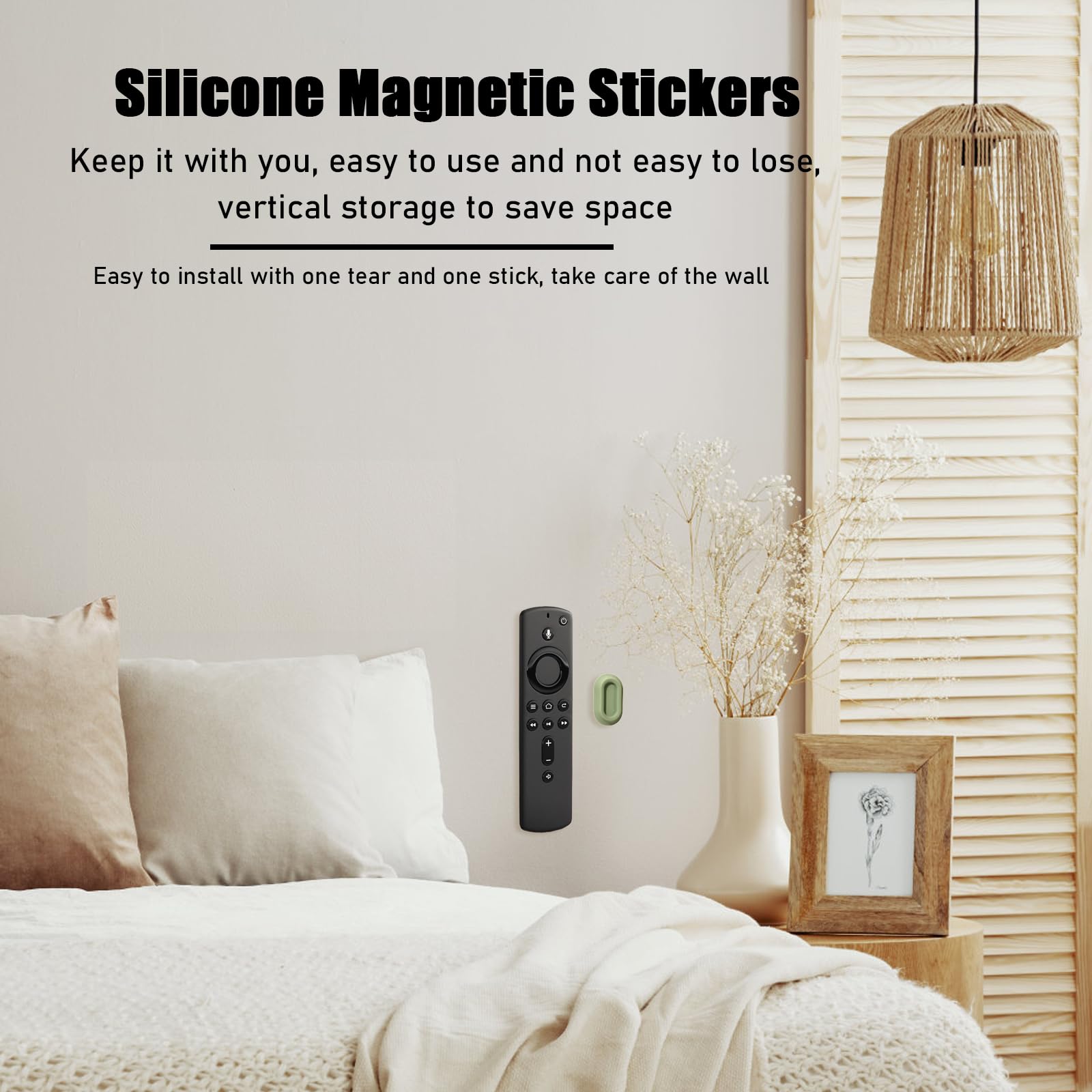 Support Murale Magnétique Pour Télécommande YALiya - 5 Pièces, Adhésif Fort