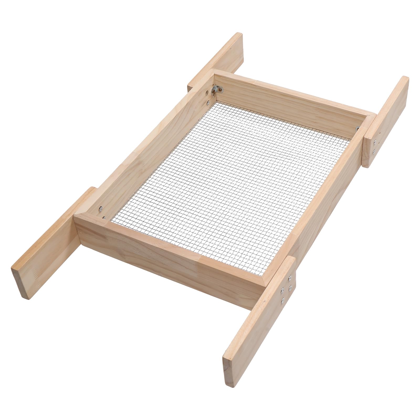 Tamisage précis du sol et compost grâce au tamis de jardin portable à maille fine