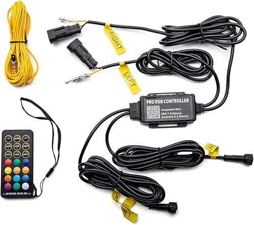 Miniatura 7 de SuperATV Can-Am Maverick X3 Fang Lights se adapta a varios años  Consulta la guía de ajuste