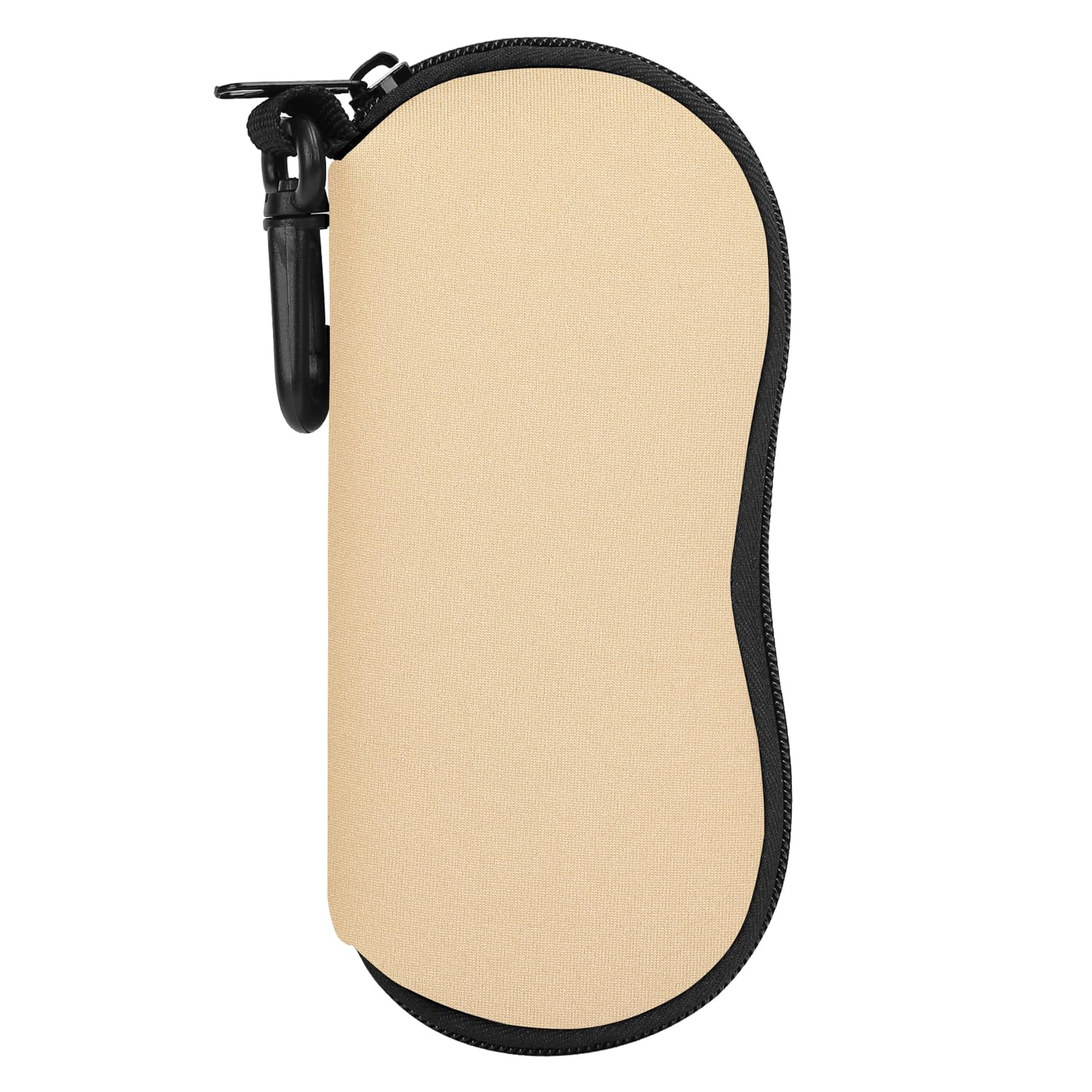 Moko Unisex Complexion Eyeglass Soft Case, Zippered Neoprene Sunglasses Pouch With Clip For Men Women,