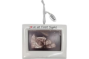Sonogram Photo Frame Ornament Ultrasound Baby First Photo Keepsake